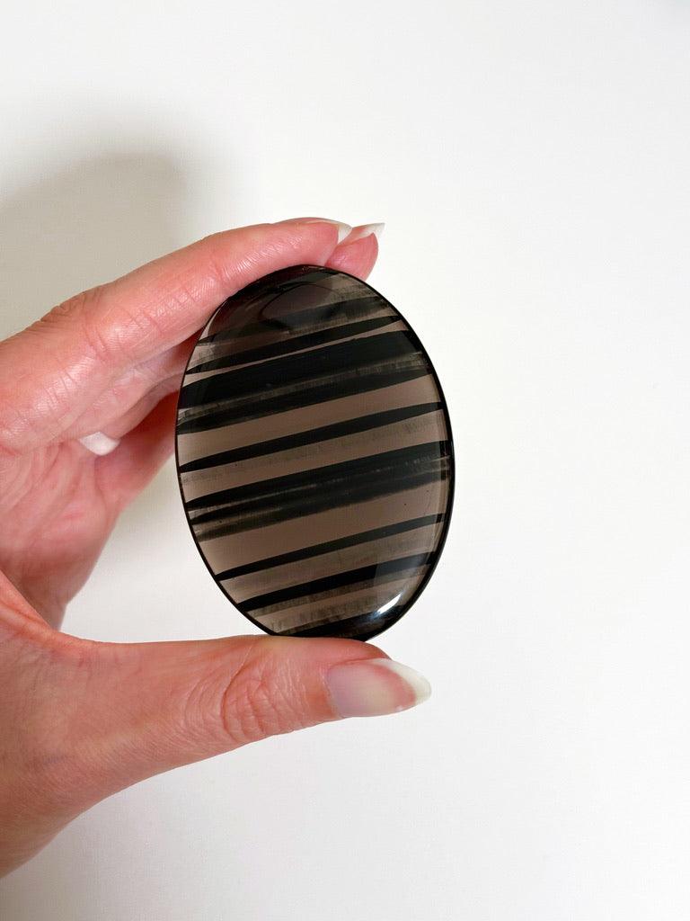 PICK YOUR OWN: MIDNIGHT LACE OBSIDIAN PALM STONE - Black Friday sale, end of year sale, holiday sale, mercury rx, midnight lace obsidian, obsidian, palm, palm stone, palmstone, Scorpio Season - The Mineral Maven