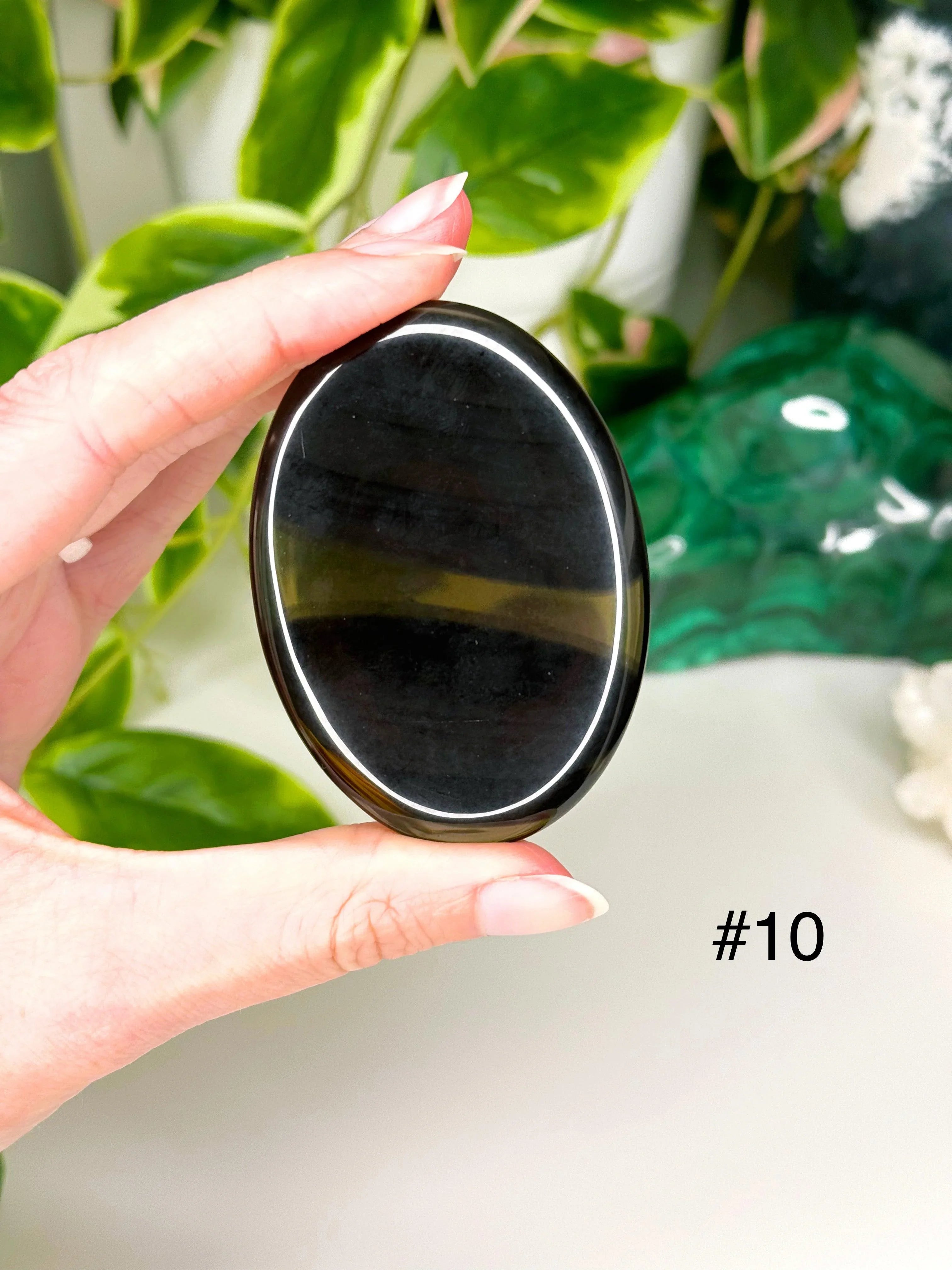 PICK YOUR OWN: MIDNIGHT LACE OBSIDIAN PALM STONE - Black Friday sale, end of year sale, holiday sale, mercury rx, midnight lace obsidian, obsidian, palm, palm stone, palmstone, Scorpio Season - The Mineral Maven