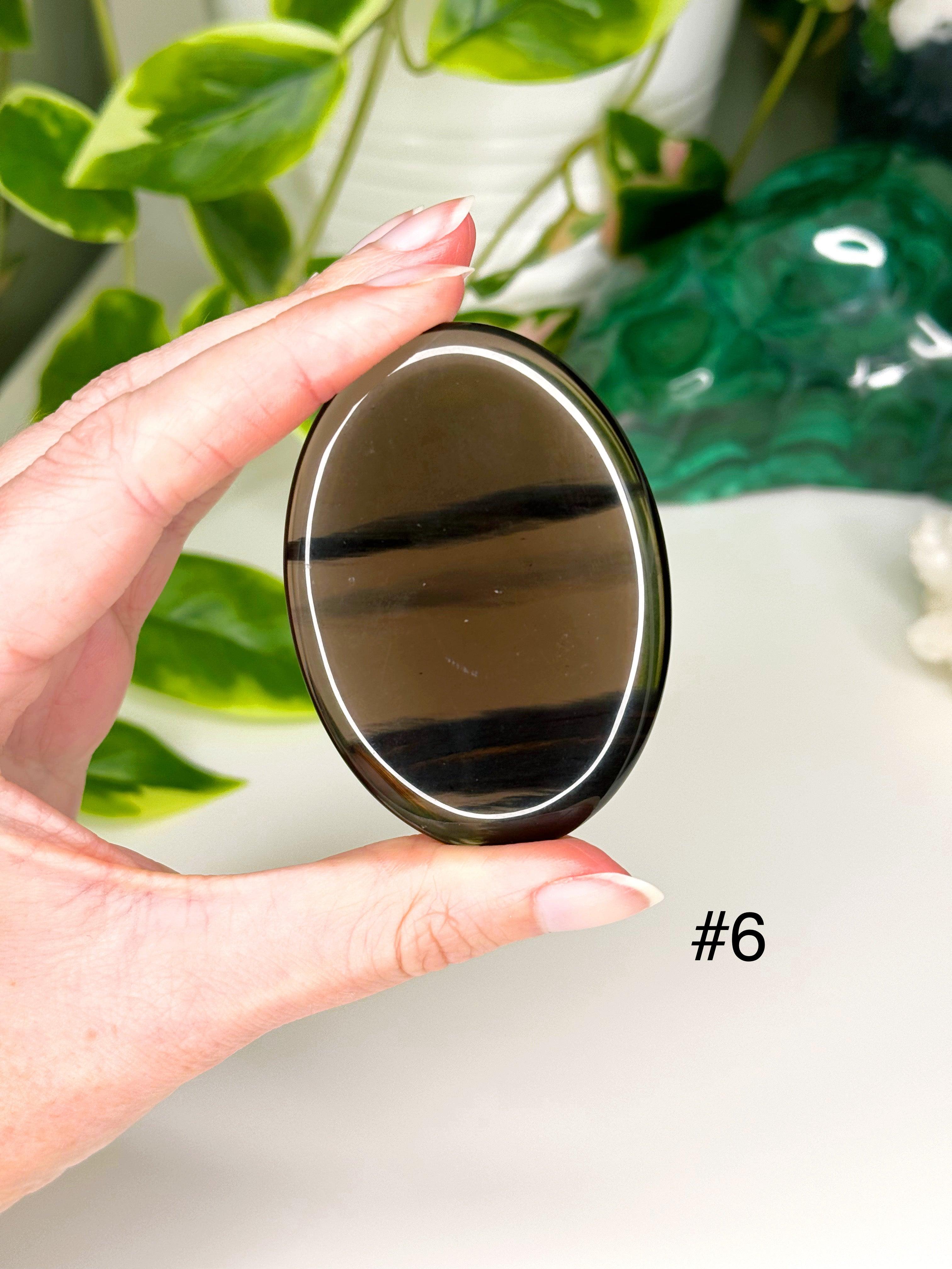 PICK YOUR OWN: MIDNIGHT LACE OBSIDIAN PALM STONE - end of year sale, holiday sale, mercury rx, midnight lace obsidian, obsidian, palm, palm stone, palmstone, recently added, Scorpio Season - The Mineral Maven
