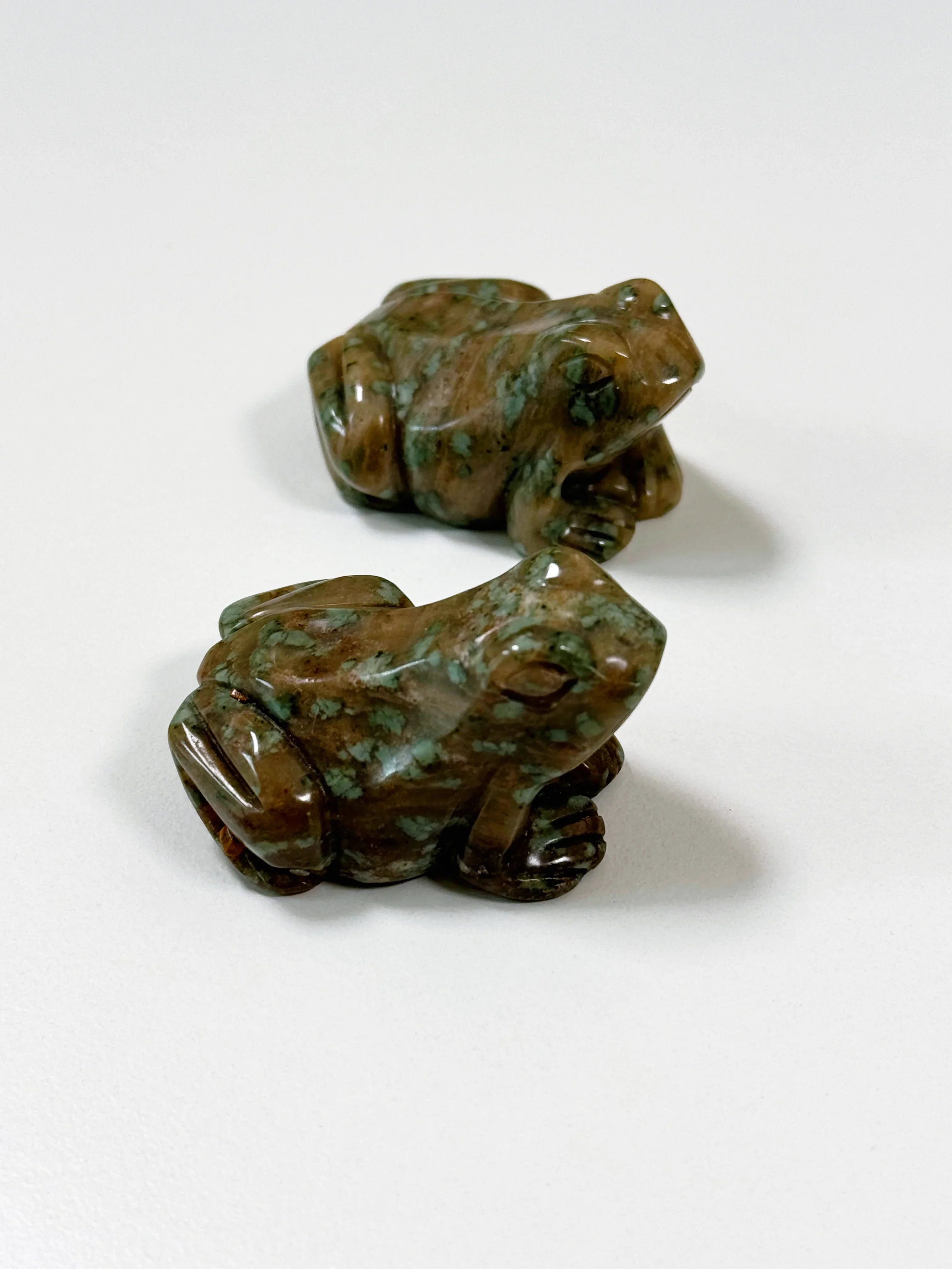 PICK YOUR OWN: NUNDOORITE MEDIUM FROG - crystal critter, crystal frog, frog, medium frog, nundoorite - The Mineral Maven