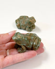PICK YOUR OWN: NUNDOORITE MEDIUM FROG - crystal critter, crystal frog, frog, medium frog, nundoorite - The Mineral Maven