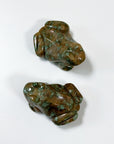 PICK YOUR OWN: NUNDOORITE MEDIUM FROG - crystal critter, crystal frog, frog, medium frog, nundoorite - The Mineral Maven