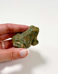 PICK YOUR OWN: NUNDOORITE MEDIUM FROG - crystal critter, crystal frog, frog, medium frog, nundoorite - The Mineral Maven