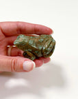 PICK YOUR OWN: NUNDOORITE MEDIUM FROG - crystal critter, crystal frog, frog, medium frog, nundoorite - The Mineral Maven