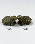PICK YOUR OWN: NUNDOORITE MEDIUM FROG - crystal critter, crystal frog, frog, medium frog, nundoorite - The Mineral Maven