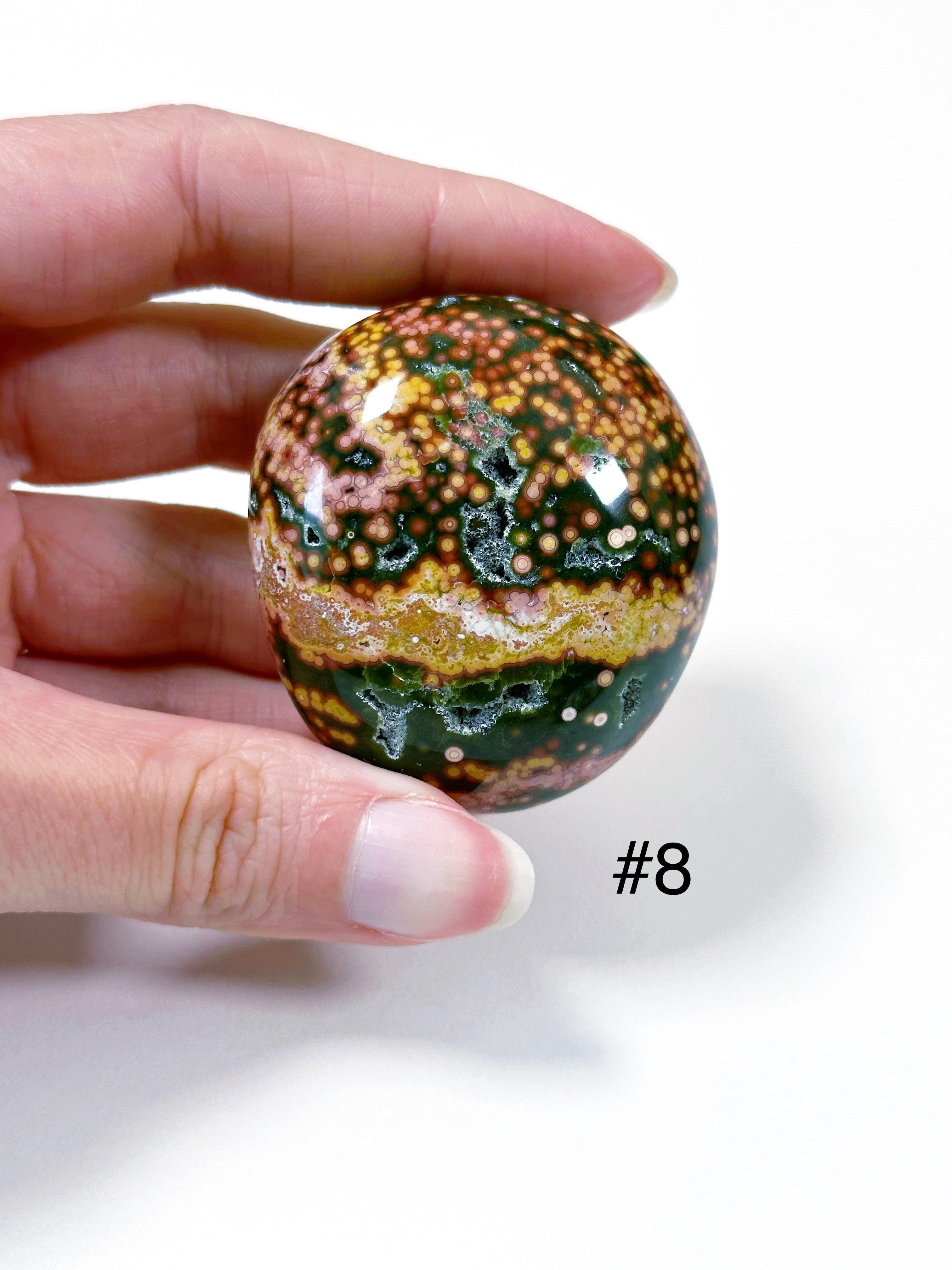 PICK YOUR OWN: &#39;VEINLESS&#39; OCEAN JASPER PALM STONE (1st QUALITY) - Black Friday sale, emotional support, north carolina gem show, ocean jasper, palm stone, palmstone, veinless, veinless ocean jasper - The Mineral Maven