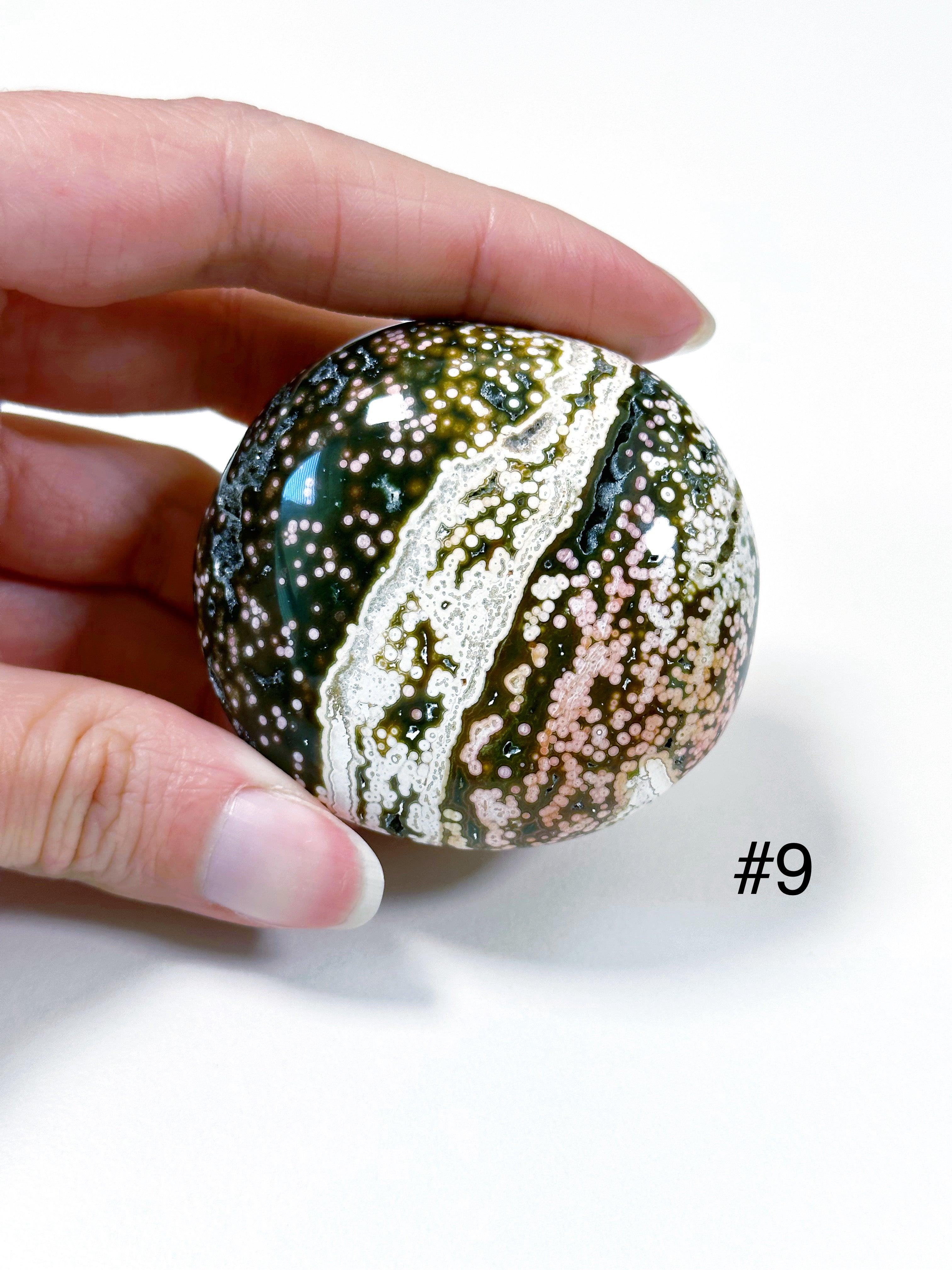 PICK YOUR OWN: &#39;VEINLESS&#39; OCEAN JASPER PALM STONE (1st QUALITY) - Black Friday sale, emotional support, north carolina gem show, ocean jasper, palm stone, palmstone, veinless, veinless ocean jasper - The Mineral Maven