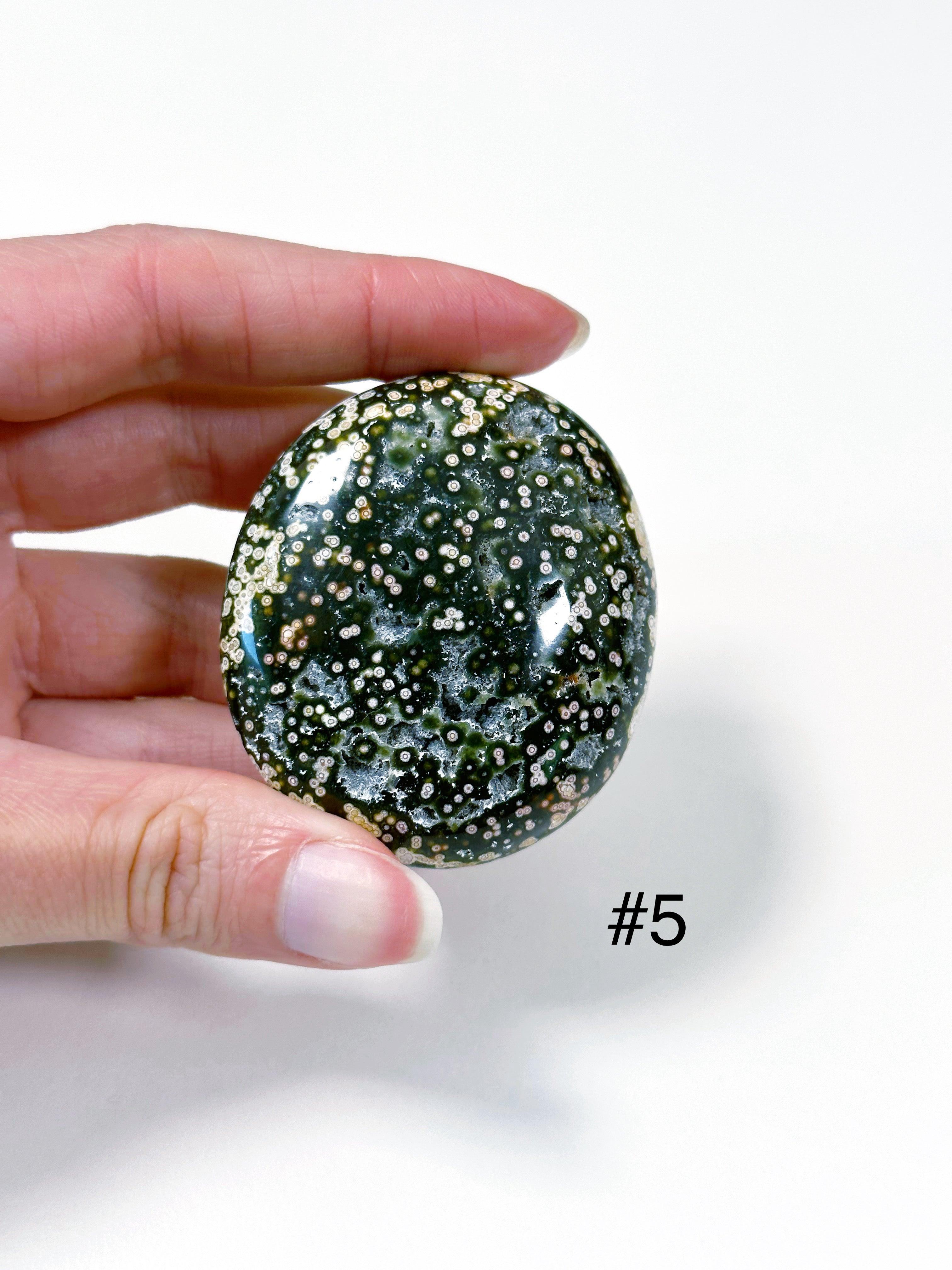 PICK YOUR OWN: &#39;VEINLESS&#39; OCEAN JASPER PALM STONE (1st QUALITY) - Black Friday sale, emotional support, north carolina gem show, ocean jasper, palm stone, palmstone, veinless, veinless ocean jasper - The Mineral Maven