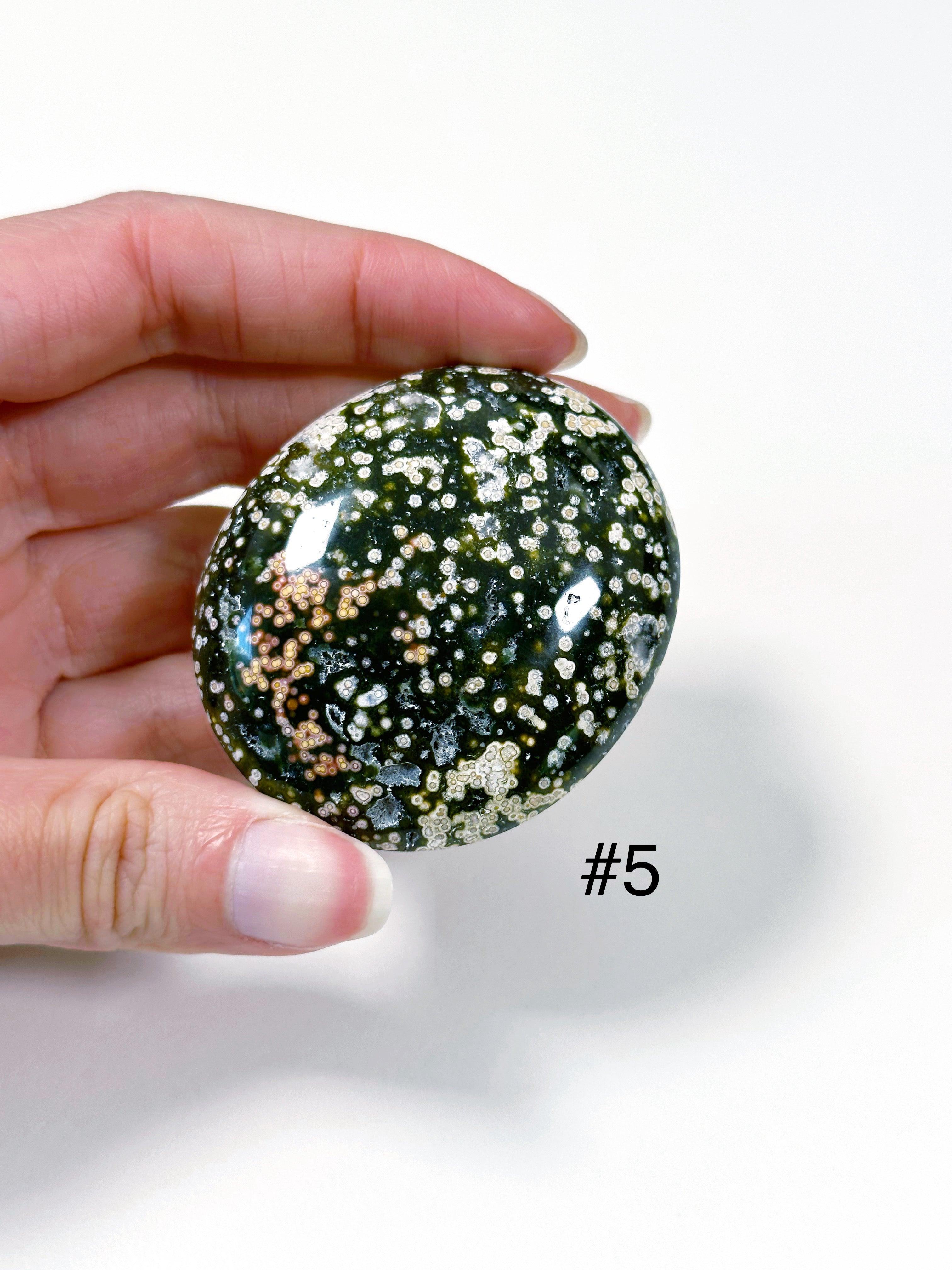 PICK YOUR OWN: &#39;VEINLESS&#39; OCEAN JASPER PALM STONE (1st QUALITY) - Black Friday sale, emotional support, north carolina gem show, ocean jasper, palm stone, palmstone, veinless, veinless ocean jasper - The Mineral Maven
