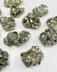 POCKET CHISPA RESALTADA PYRITE - 2025 vibes, 33 bday, abundance gift bundle, aries, Black Friday sale, career, crystals for beginners, end of year sale, good luck + abundance, holiday sale, Leo szn, new year sale, peruvian pyrite, pocket crystal, pyrite - The Mineral Maven