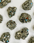 POCKET CHISPA RESALTADA PYRITE - 2025 vibes, 33 bday, abundance gift bundle, aries, Black Friday sale, career, crystals for beginners, end of year sale, good luck + abundance, holiday sale, Leo szn, new year sale, peruvian pyrite, pocket crystal, pyrite - The Mineral Maven