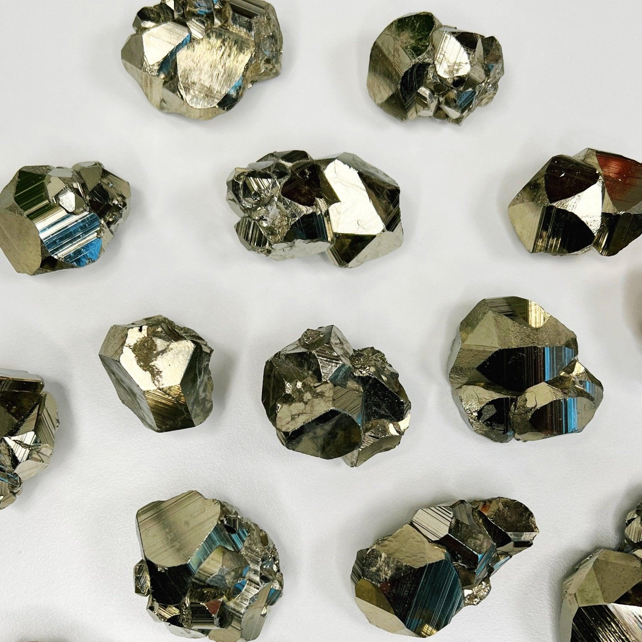 POCKET COCO PYRITE - 2025 vibes, 33 bday, abundance gift bundle, aries, Black Friday sale, career, crystals for beginners, end of year sale, good luck + abundance, holiday sale, Leo szn, new year sale, peruvian pyrite, pocket crystal, pyrite - The Mineral Maven