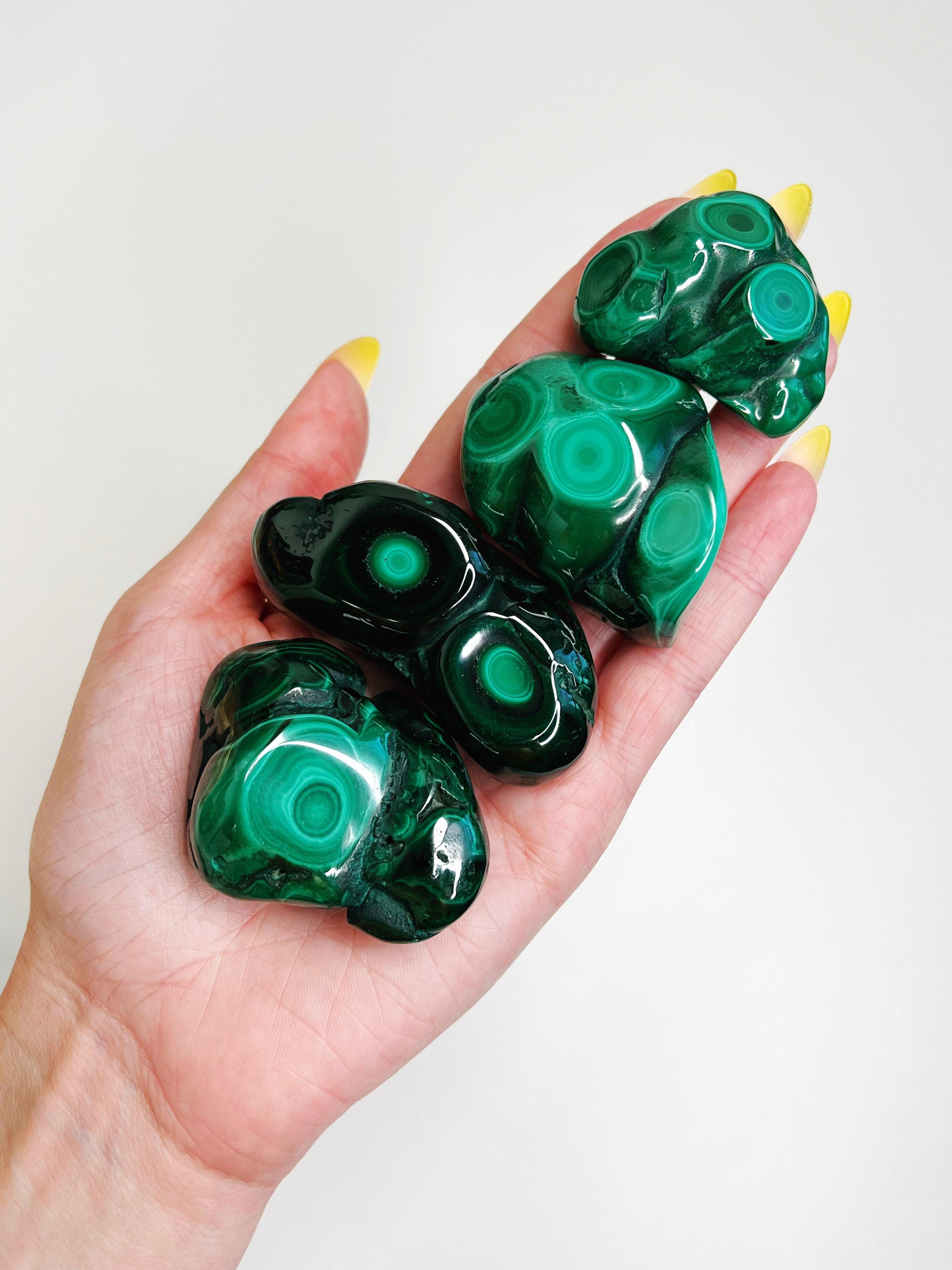 POLISHED MALACHITE - 33 bday, holiday sale, malachite, new year sale, polished stone, transform gift bundle - The Mineral Maven