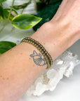 PYRITE 4mm - HANDMADE CRYSTAL BRACELET - 2025 vibes, 4mm, aries, bracelet, bracelet inventory check, career, crystal bracelet, crystals for beginners, earth, fire, good luck + abundance, handmade bracelet, jewelry, June 2025 inventory check, leo, Leo szn, market bracelet, metallic, pyrite, Wearable - The Mineral Maven