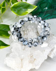 RAINBOW MOONSTONE 10mm - HANDMADE CRYSTAL BRACELET - 10 Dec Inventory, 10mm, 2025 vibes, air, Aquarius, bracelet, bracelet inventory check, cancer, clear/white, crystal bracelet, emotional support, fertility, Friday the 13th, gemini, handmade bracelet, jewelry, joy gift bundle, June 2025 inventory check, libra, market bracelet, moonstone, new beginnings, new beginnings gift bundle, pisces, rainbow moonstone, spring things, virgo, Wearable - The Mineral Maven