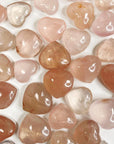ROSE QUARTZ MINI HEART - 33 bday, 444 sale, Black Friday sale, bulk, crystals for beginners, emotional support, end of year sale, fertility, grief gift bundle, heart, holiday sale, love gift bundle, mini heart, new year sale, pocket crystal, pocket stone, quartz, rose quartz, spring equinox, spring things, tucson update, valentine's day - The Mineral Maven