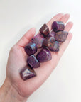 RUBY TUMBLE - 2025 vibes, 33 bday, Black Friday sale, cancer season, end of year sale, flash sale, holiday sale, joy gift bundle, leo season, new year sale, pocket crystal, ruby, spring equinox, summer solstice, tumble, winter solstice - The Mineral Maven