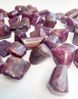 RUBY TUMBLE - 2025 vibes, 33 bday, Black Friday sale, cancer season, end of year sale, flash sale, holiday sale, joy gift bundle, leo season, new year sale, pocket crystal, ruby, spring equinox, summer solstice, tumble, winter solstice - The Mineral Maven