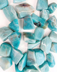 SKY JASPER XL TUMBLE - 33 bday, 7 sale, Black Friday sale, crystals for beginners, end of year sale, flash sale, holiday sale, new year sale, pocket crystal, pocket stone, sky jasper, tumble - The Mineral Maven