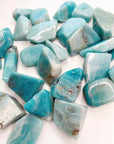 SKY JASPER XL TUMBLE - 33 bday, 7 sale, Black Friday sale, crystals for beginners, end of year sale, flash sale, holiday sale, new year sale, pocket crystal, pocket stone, sky jasper, tumble - The Mineral Maven