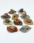 SOAPSTONE CRITTERS (SMALL) - alligator, bear, bird, camel, cat, cobra, coyote, critter, crystal critter, dog, elephant, frog, frog on leaf, hog, horned lizard, horny toad, horse, iguana, lion, new critter drop, pelican, pig, roadrunner, snail, snake, soapstone, tortoise, turtle - The Mineral Maven