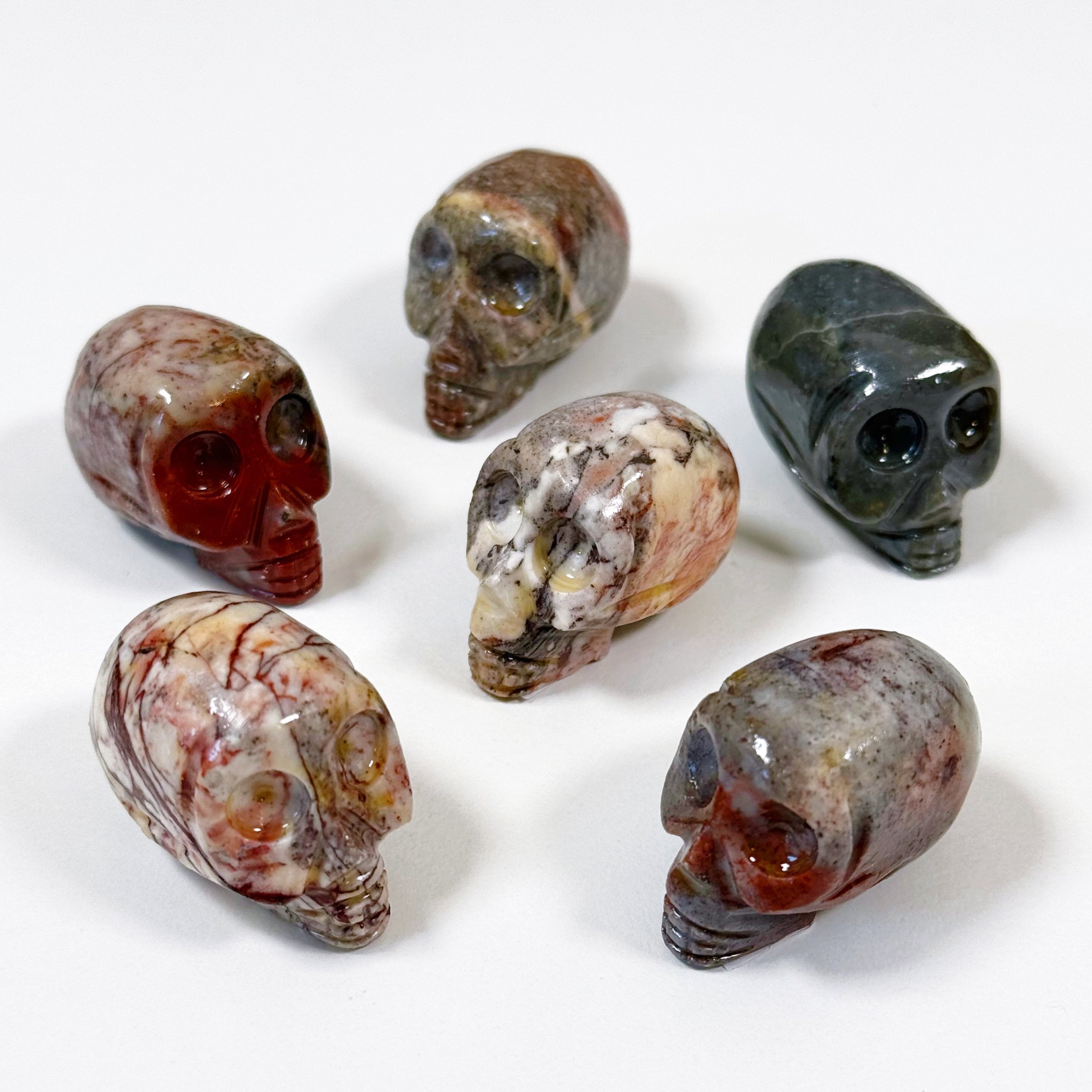 SOAPSTONE SKULL (SMALL) - Black Friday sale, new critter drop, polished, polished stone, skull, soapstone - The Mineral Maven