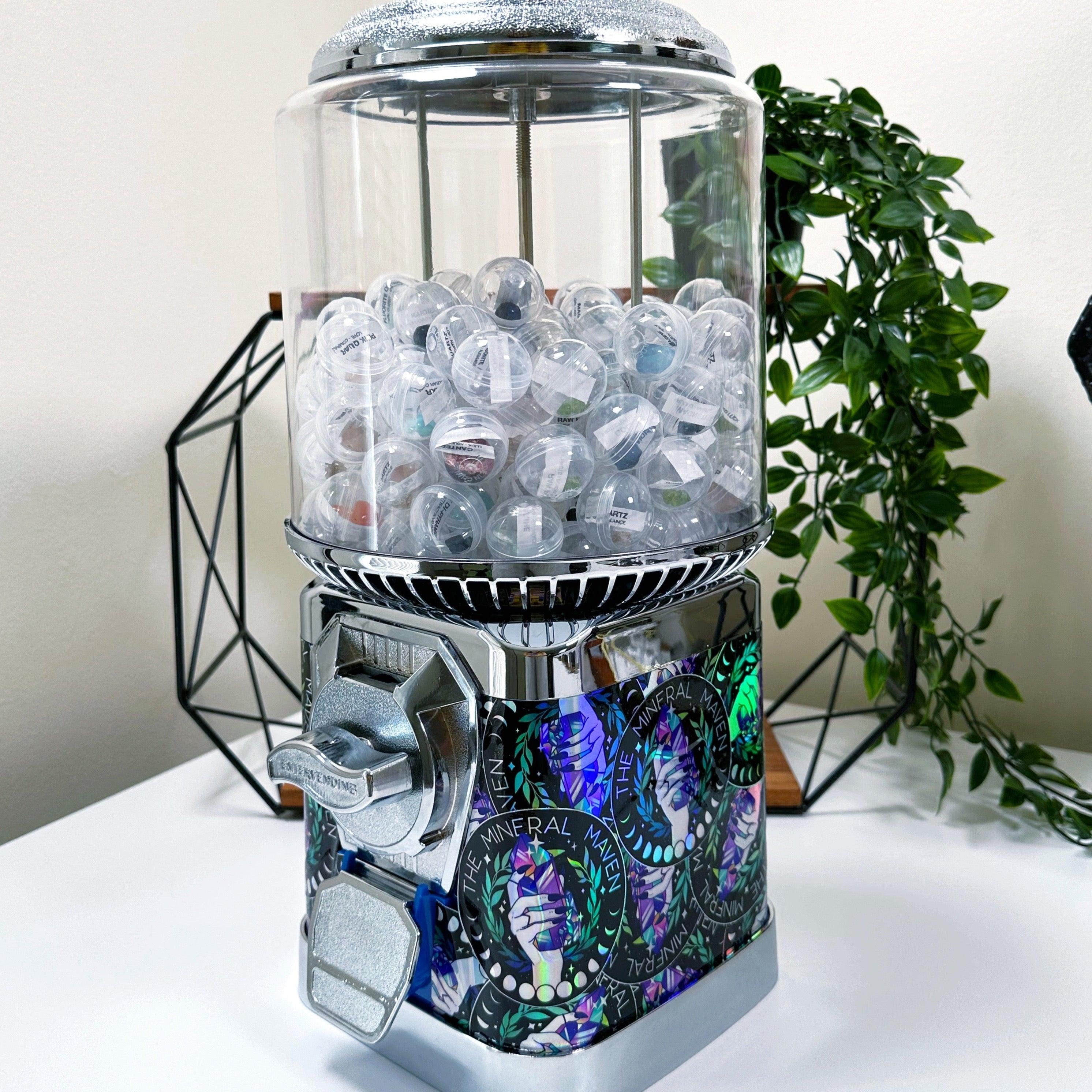 TINY CRYSTAL CAPSULE - capsule, gumball machine, pocket crystal, pocket stone, tiny crystal, tiny crystal capsule machine - The Mineral Maven