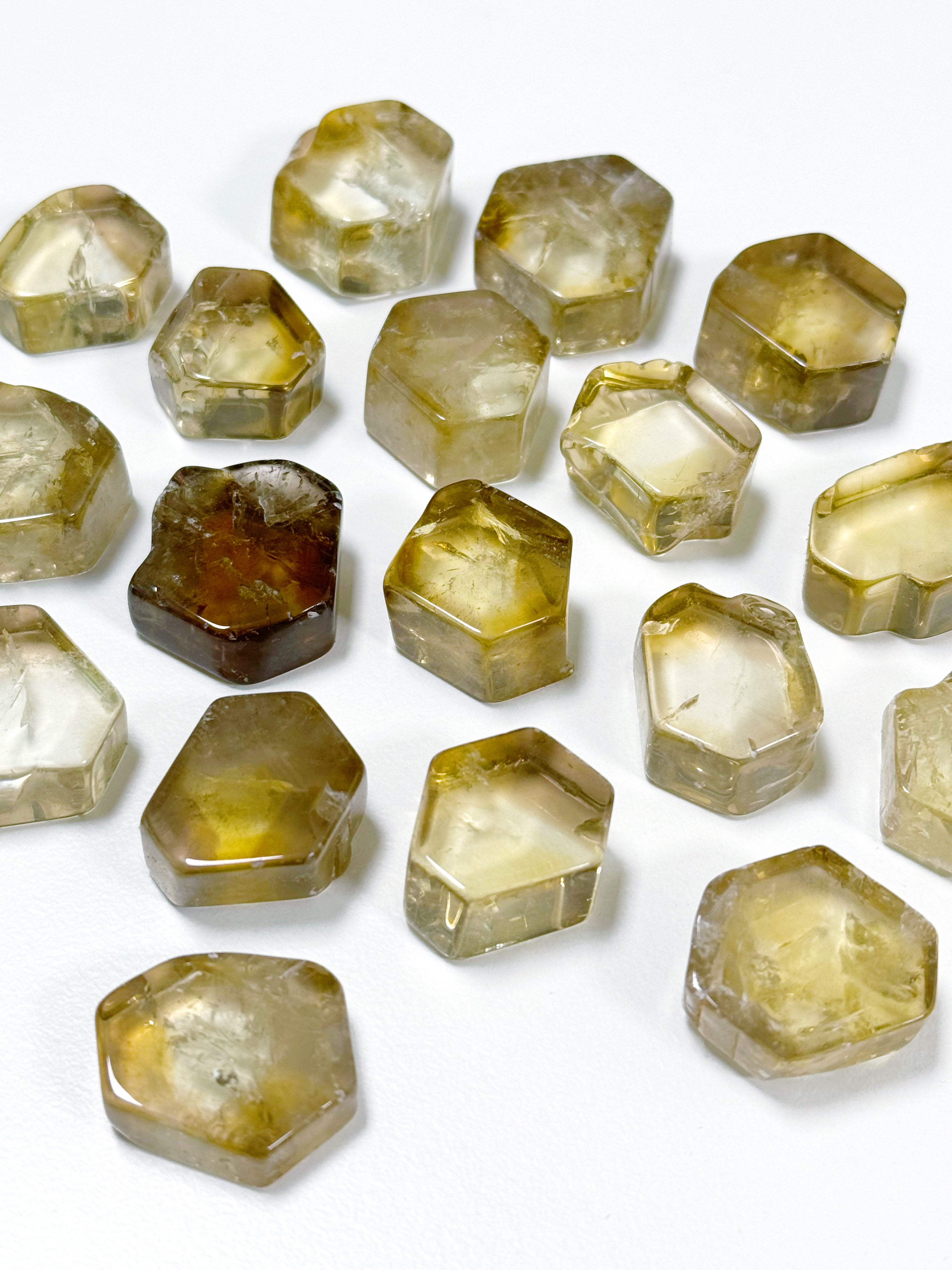 ZAMBIAN CITRINE COIN (POLISHED) - 2025 vibes, Black Friday sale, career, citrine, citrine coin, citrine point, crystals for beginners, good luck + abundance, Leo szn, natural citrine, pocket crystal, pocket crystals, pocket stone, smoky citrine, winter solstice, zambian citrine - The Mineral Maven