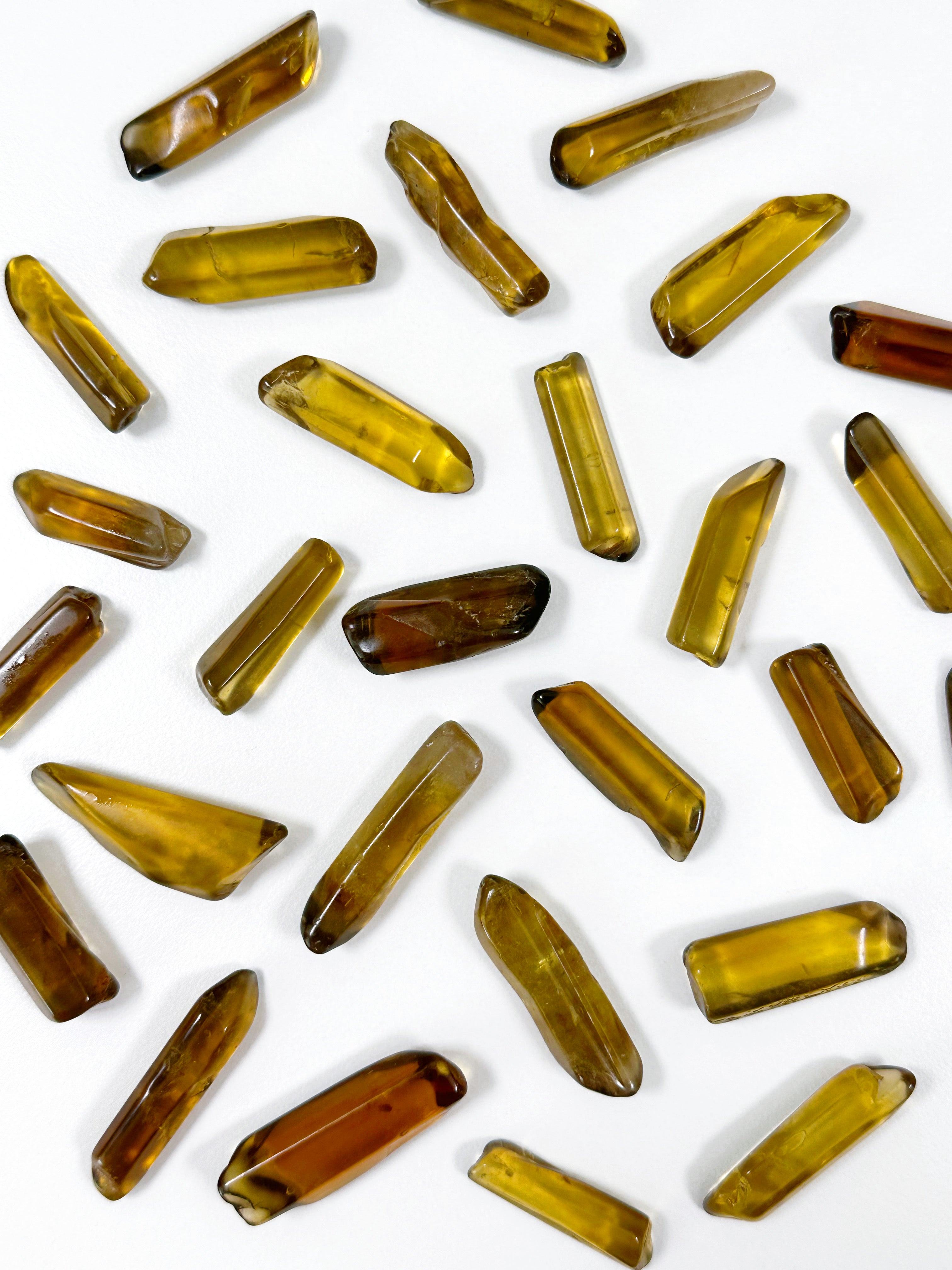 ZAMBIAN CITRINE POINT (POLISHED) - 2025 vibes, 33 bday, abundance gift bundle, Black Friday sale, career, citrine, citrine point, crystals for beginners, end of year sale, good luck + abundance, holiday sale, Leo szn, natural citrine, pocket crystal, pocket crystals, pocket stone, smoky citrine, winter solstice, zambian citrine - The Mineral Maven