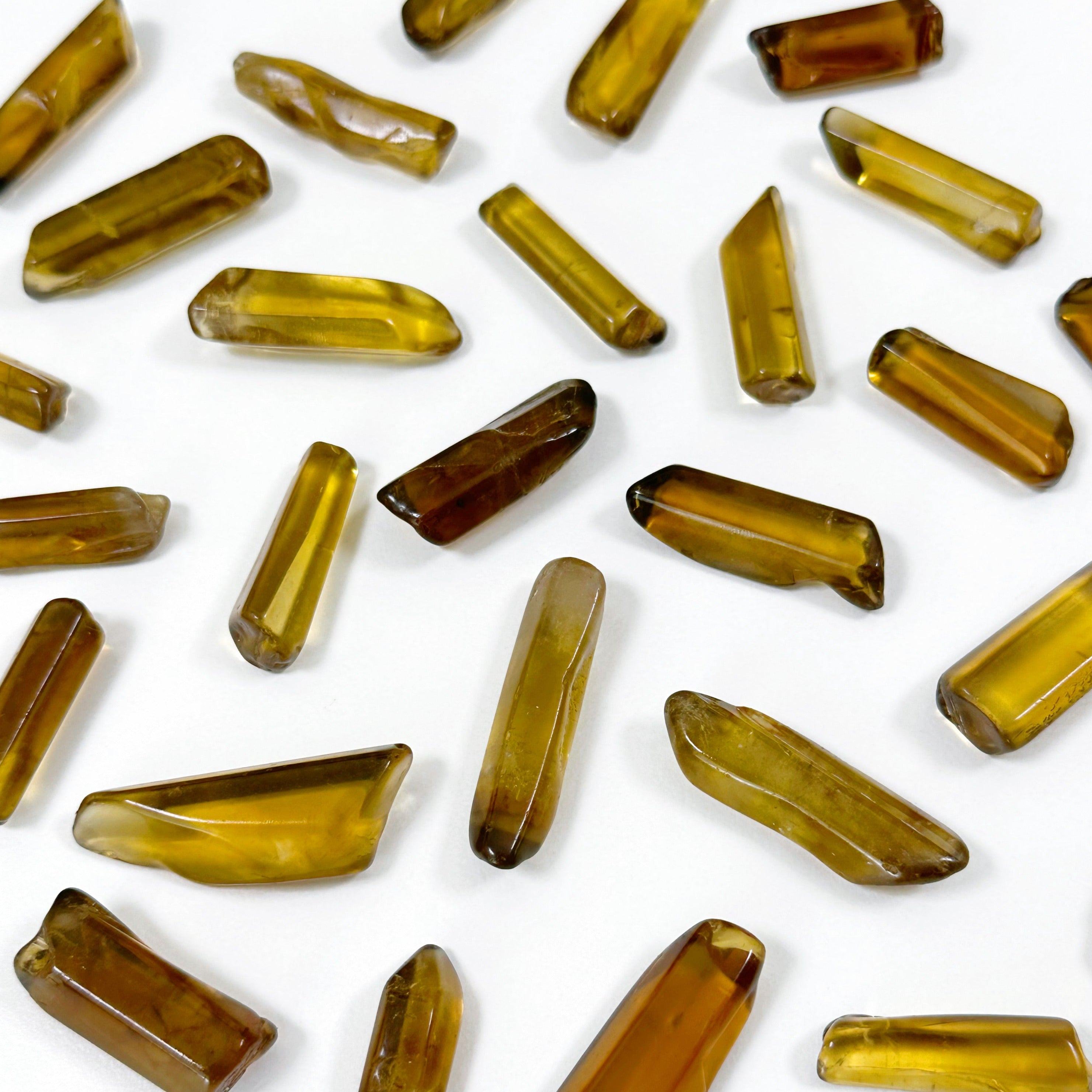 ZAMBIAN CITRINE POINT (POLISHED) - 2025 vibes, 33 bday, abundance gift bundle, Black Friday sale, career, citrine, citrine point, crystals for beginners, end of year sale, good luck + abundance, holiday sale, Leo szn, natural citrine, pocket crystal, pocket crystals, pocket stone, smoky citrine, winter solstice, zambian citrine - The Mineral Maven